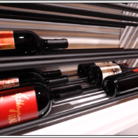 (10) These rods can store up to three bottles deep.